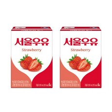 서울우유 딸기멸균우유 200ml 48입 (유통기한:10주). x 1개(1BOX), 서울우유 딸기멸균우유 200ml 48입 (유통기한:10