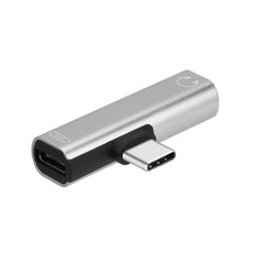 USB 타입 C To 3.5mm 2 인 1 분배기 Aux 어댑터 잭 오디오 케이블 이어폰 컨버터 삼성 호환 갤럭시 S21 S20 노트 20, Style B 1pc, 1개