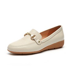 마쯔 여성 염소가죽 디테일 로퍼 3cm LCWC91M126