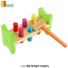 원목완구 유아 원목 망치 공구놀이 성취감 새해선물 키즈, 1개