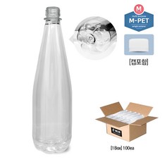 M-PET! 생수병 효소탄용기 750ml(100개입)_화이트캡