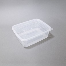 엠엔피 사출사각 밀폐용기 2000ml 10개, 1개, 10세트 1개, 10세트