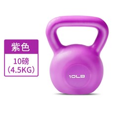 피트니스 여성 남성 가정용 스쿼트 힙업 헬스운동기구 숏 아령 슬림 팔뚝, 10LB （대략 4.5kg ）자색