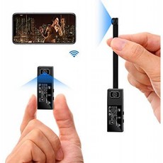 스파이 카메라 숨겨진 캠 DIY 미니 카메라 Wi-Fi HD 1080P 무선 보안 내니 캠 for iPhone / Mac / Android / Window Remote V, 단일옵션