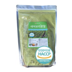 온을식품 새싹보리 100% 분말 국내산 SOD효소함유 HACCP 인증제품 500g 1개