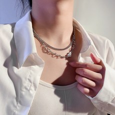 하트알파벳목걸이