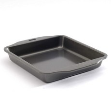 Norpro 논스틱 22.9cm(9인치) 정사각형 케이크 팬 9인치/23cm 및 2인치/5cm 깊이 그림과 같음, 1개