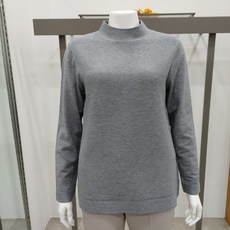 크레송 반 하이넥반 긴팔 니트 IWCGNA55 회색