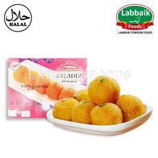 MEZBAN Moti Choor Laddu (Sweet Balls) (12pcs) 720g 모티 츄르라두, 1개