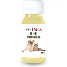  vetDocs 유기농 초유 액 개 초유 강력한 영양분을 함유한 고양이 초유 개와 고양이를 위한 프리미엄 건강 보조 식품 100% 첫 번째 우유 액 