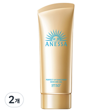 아넷사 퍼펙트 UV 선스크린 스킨케어 젤 NA SPF50+ PA++++, 90g, 2개