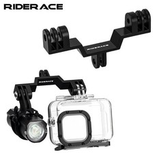 RIDERACE 고프로 듀얼 가민마운트 브라켓 더블 마운트 어댑터 RR9514, 단일, 1개