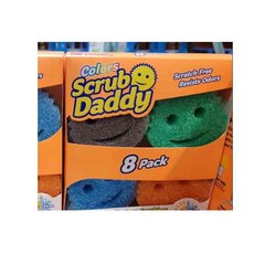 스크럽 대디 스폰지 컬러 8팩 Scrub Daddy Sponges Colors, 8개