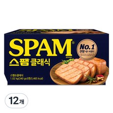 스팸 클래식, 340g, 12개 340g, 12개