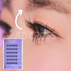 [TV홈쇼핑정품 애드크로스] 3초 착붙 눈썹미인 영국 마이가 노글루 속눈썹 볼륨업 눈화장 튼튼한 고정력