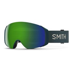 Smith Optics 4D MAG S 여성용 스노우 겨울 고글 - 화이트 베이퍼 크로마팝 에브리데이 로즈 골드 미러, 퍼시픽플로우 크로마팝 에브리데이 그린미러