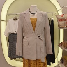 씨씨콜렉트 밸티드 린넨 자켓C192MSF060