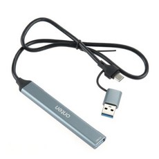 컴스 USB C타입 / A타입 허브 SD / TF 멀티 카드리더기, (FW628), 단일제품, 1개