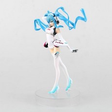 보컬로이드피규어 레이싱복COS 하츠네 미쿠 Action figure 18cm, 레이싱 하츠네 미쿠