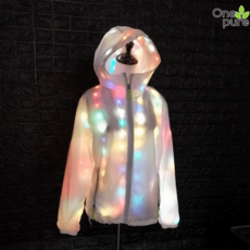 LED옷 발광 빛나는 코스프레 무대 야광 코스튬, 4XL, 1개