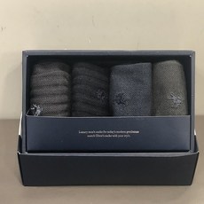 올젠 베이직형 양말선물세트 4종1세트