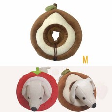 민감한 반려동물 편한 쿠션형 넥카라 M, 1개