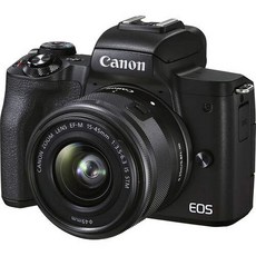 캐논 렌즈 KIT 미러리스 카메라 블랙, EOS M50 MARK II