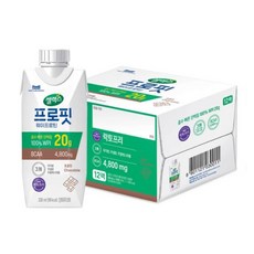셀렉스 프로핏 초콜릿 드링크 330ML X 12팩 코스트코 단백질 음료, 1개