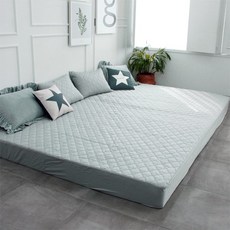 순면누빔 패밀리침대 매트리스커버 (S+S) 200x200