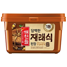 재래식 된장, 3kg, 3개