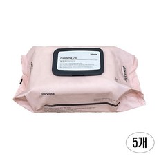 베베숲 카밍75 유아물티슈 캡형 75평량, 70매, 5개