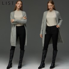 리스트 리스트(LIST) 모헤어 블렌드 오픈 프론트 가디건 (택가격:428000원)