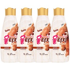 울터치 중성 세제 본품, 1L, 4개