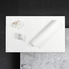 호텔 바닥 타올 클럽 하우스 홈 변기 부드러운 흡수성 매트 코튼 연선 자카드 스테핑 풋, 01 WHITE