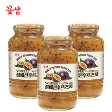 꽃샘식품 액상차 꿀패션후르츠차 1kg, 3개, 3개