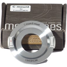 [해외직구]Metabones C-Mount Lens to Sony NEX Camera Lens Mount Adapter (Chrome), 1개, One Color_One Size
