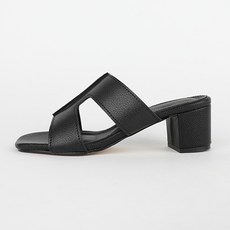 제이슈 천연소가죽 플럼버 H 뮬 슬리퍼 6cm