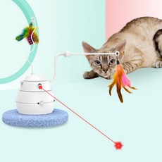 펫이랑 고양이 자동 장난감 4종 고양이장난감 꼬리잡기, 빙글빙글 고양이 자동장난감, 1개