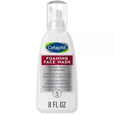 Cetaphil 포밍 페이스 워시 8온스 민감성 피부용 213077, 1개