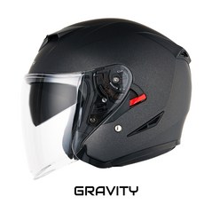 그라비티 G-10 오픈페이스 블랙 스쿠터헬멧 오토바이 바이크헬멧
