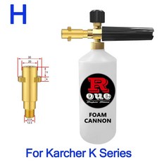스노우 폼 랜스 자동차 압력 와셔 제트 모형 워시 퀵릴리즈 와셔, 8.For Karcher K2-K7