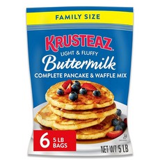 Krusteaz 컴플리트 버터밀크 팬케이크 믹스 2.3kg (6개 팩), 6개