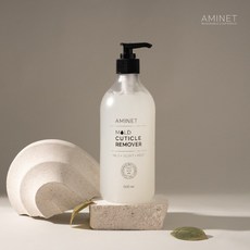 아미네트 마일드 큐티클 리무버 500ml 대용량+30ml 스포이드 유리공병, 1개 - 큐티클리무버공병