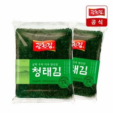 [KT알파쇼핑][광천김] 청태생김 50매+50매 총100매, 2개, 광천김 청태생김 100매