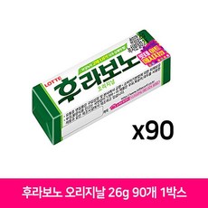 롯데 후라보노 오리지날 9매 26g 90개 1Box 껌 간식 RHF+C_:6E0BAA 후라보노오리지날 후라보노껌 아이간식 사무실간식 롯, 본상품■, []■■선택■구매