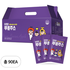 더존건강 더조은 바나나 사과 푸룬주스, 90개, 80ml