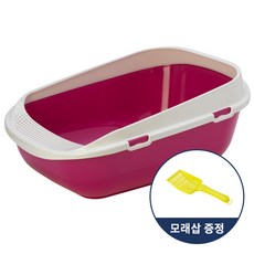 모데르나 [모데르나] 메가스텝 고양이 화장실 넉넉한 평판화장실 no BPA 모래삽 사은행사