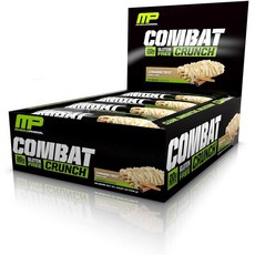 미국직구 MusclePharm Combat Crunch Protein Bar 20g Protein Cinnamon Twist Bars 12 Count, 수량, 상세참조