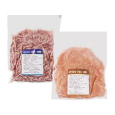 벅스웨이 돼지고기 다짐육 1kg+닭가슴살 다짐육 1kg