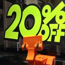 JT 행사 쇼카드 10P 매장스티커, 40프로